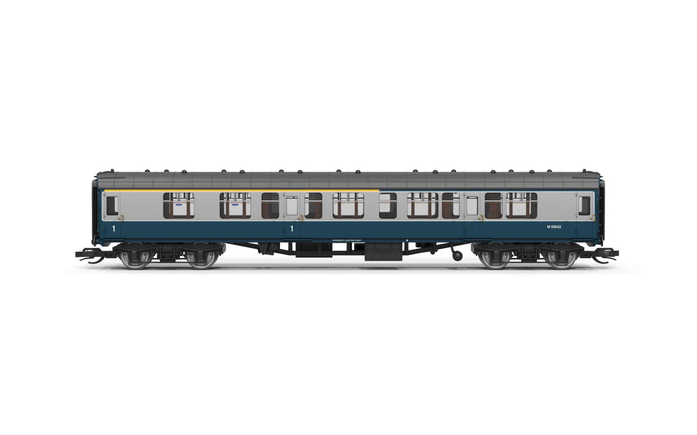 TT4076B Mk1 Composite Corridor M15842 in BR Blue & Grey