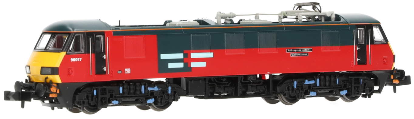 Graham Farish N Gauge Class 90 90017 'Rail Express Systems Quality Assured'