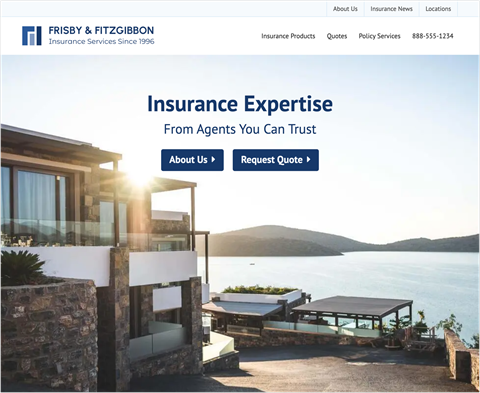 Frisby Insurance Template