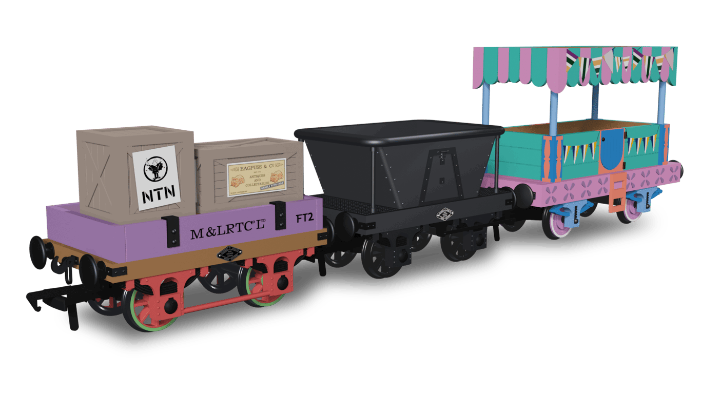 Rapido Trains OO Gauge Ivor the Engine Rolling Stock Pack