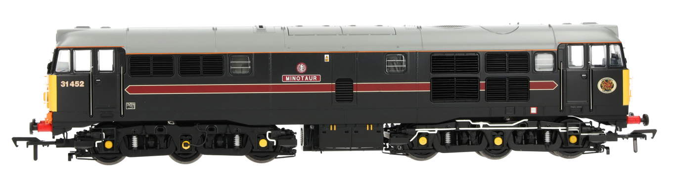 Bachmann Class 31 31452 Minotaur side view in Fragonset livery